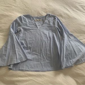 Zara Bell Sleeve Blouse